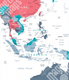  Carte magnétique, illustré, détaillée