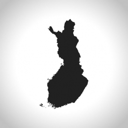  Carte magnétique de l'Italie, illustré, gris