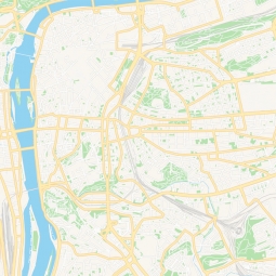  Carte magnétique de Prague, illustré, COLOREE