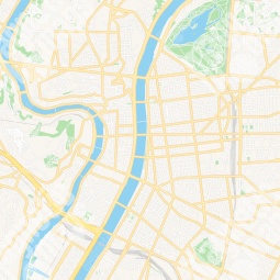  Carte magnétique de Lyon, illustré, COLOREE